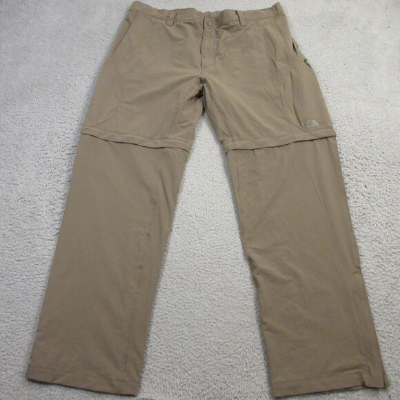 North Face Mens Hiking Cargo Pants size XL Nylon‎ Stretch Soft Shell Switchback - Picture 1 of 11